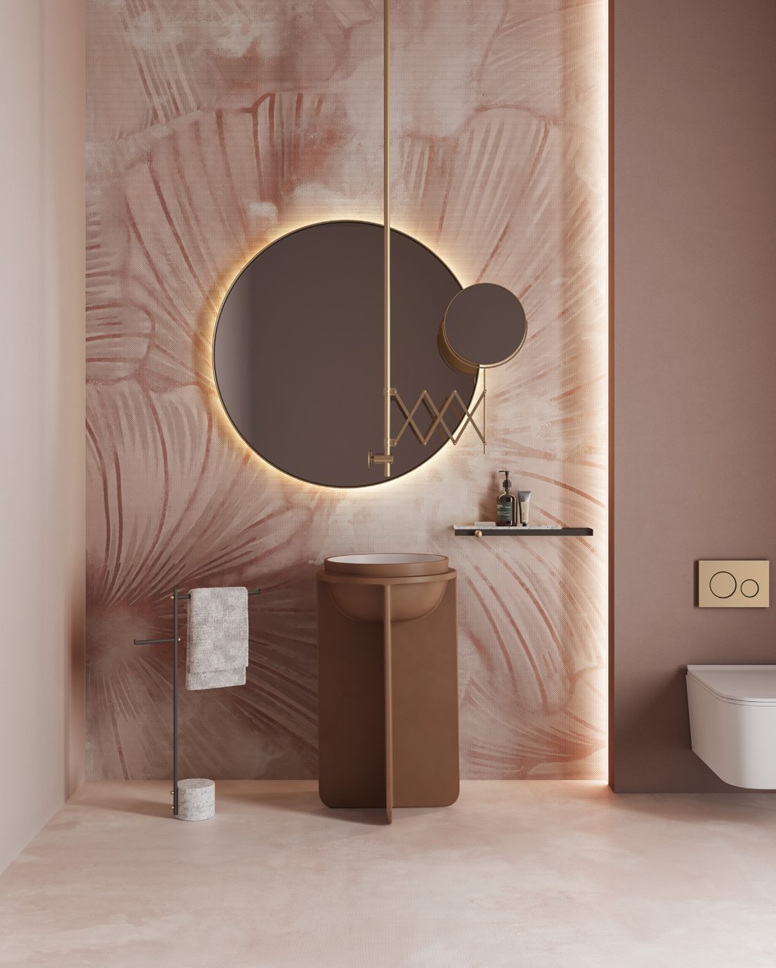 RELIEF ECHOES in an interior