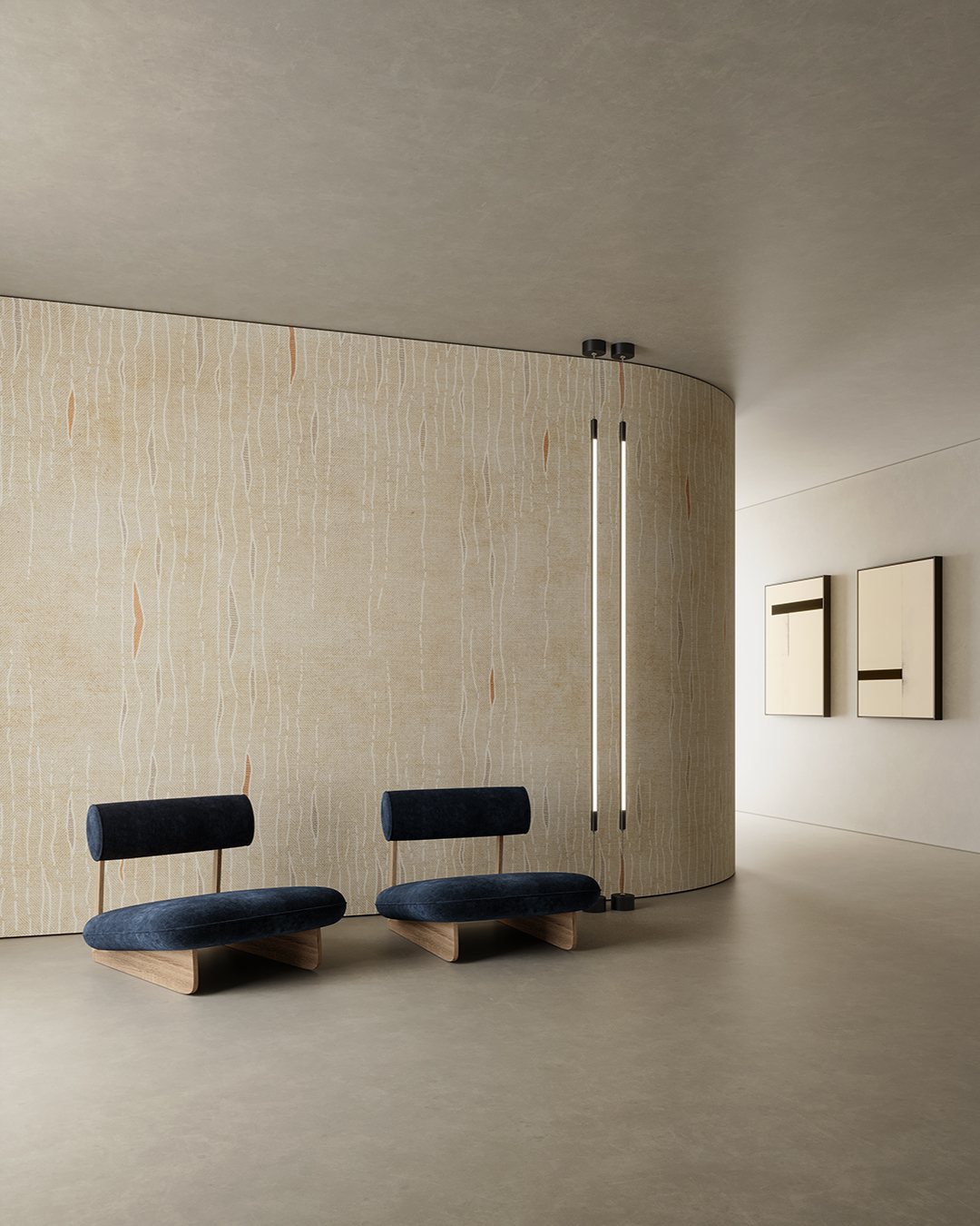 HACHURE in an interior